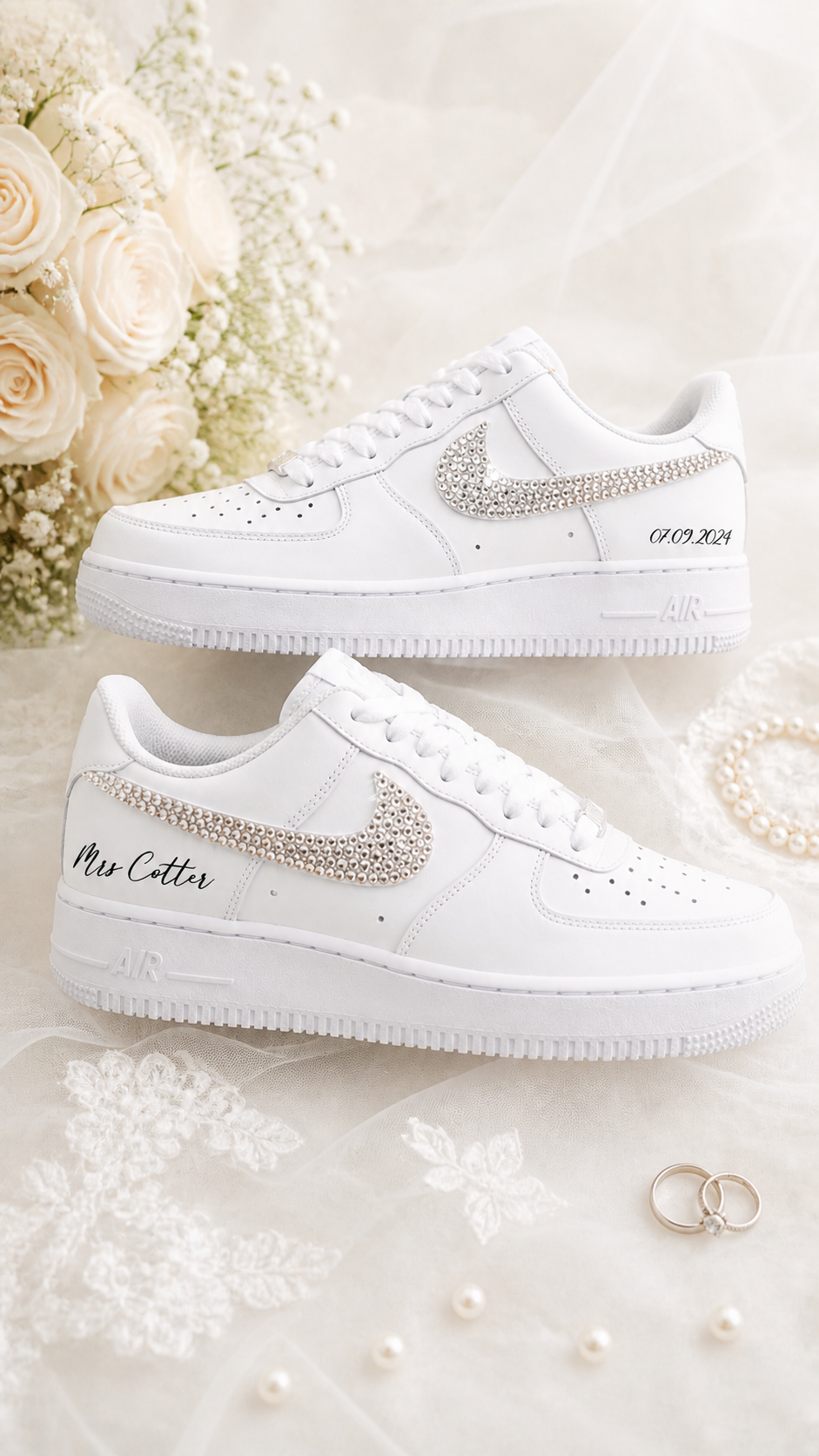 Custom Wedding Date AF1